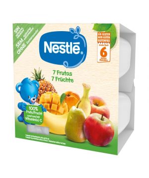 Tarrito Cups Nestle 7 Frutas Pack 4 X 100 Grs.