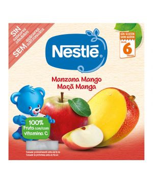 Tarrito Cups Nestle Manzana-Mango  Pack 4 X 100 Grs.