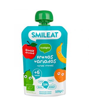 Pouch Smileat Fruta Variada Ecologico 100 Grs.