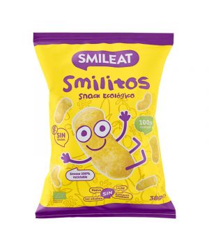 Snack Smileat Smilitos Gusanito De Maiz Ecologico 38 Gr.