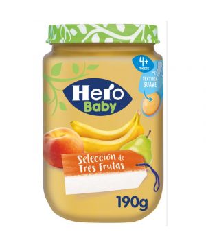 Tarrito Hero Seleccion 3 Frutas 190 Grs