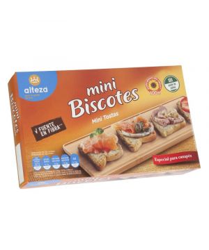 Mini Biscotes Alteza 60 Unds 120 Grs