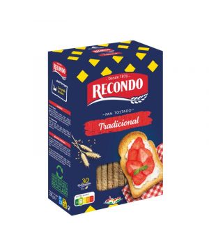 Pan Recondo Tostado Tradicional 30 Rebanadas 270 Grs