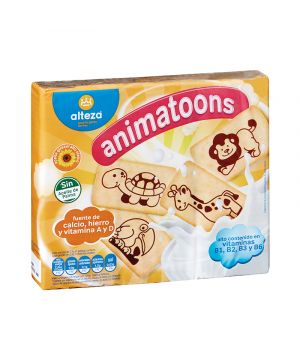 Galleta Alteza Tostada Animatoons Infantil 600 Grs