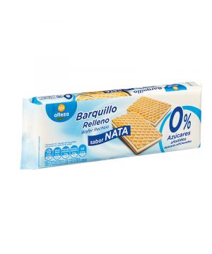 Barquillo Alteza Sabor Nata Sin Azucar 160 Grs