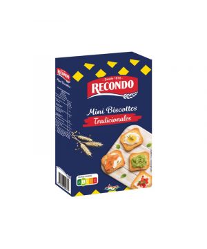 Mini Biscotte Recondo Tradicionales 60 Unds 120 Grs