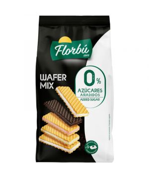 Wafer Florbu Mix 0% Azucares Añadidos 270 Grs.