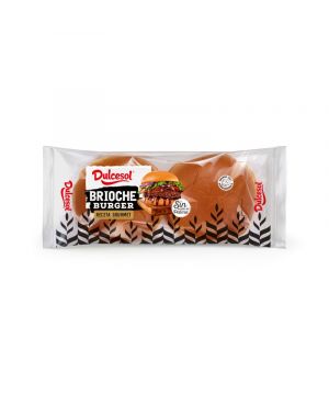 Pan Hamburguesa Dulcesol Brioche P-4 340 Grs.