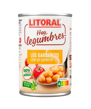 Garbanzo Litoral Hoy Legumbres 440 Gr.