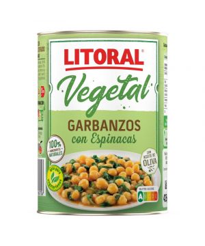 Garbanzo Litoral Con Espinacas 420 Gr.