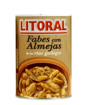 Fabes Con Almejas Litoral 425 Gr.