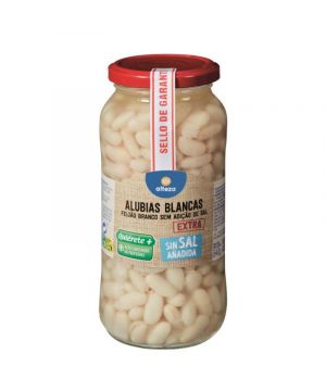 Alubia Alteza Blanca Cocida Sin Sal Frc 540 Gr., 400 Gr.p.e.