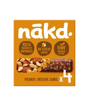 Barrita Nakd De Frutas Y Cacahuetes S/azucar AÑadido 140 Gr.