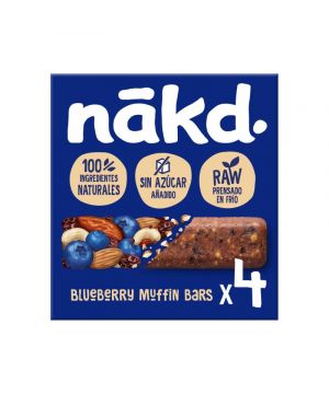 Barrita Nakd Fruta Con Frutos Secos Y Arandanos S/Az.140 Grs