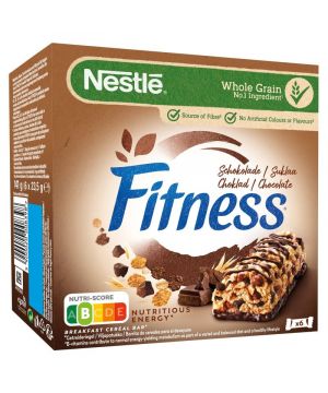 Barrita Nestle Fitness Chocolate Negro 6 Und.150 Grs