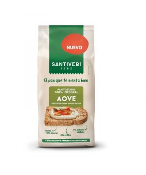 Pan Santiveri Tostado 100% Integral Aove 200 Grs.