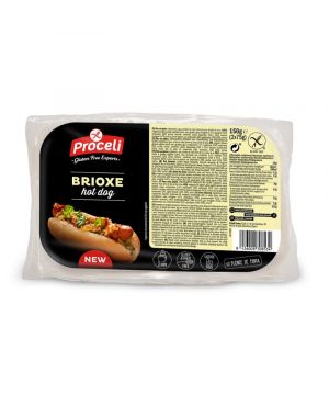 Pan Proceli Hot Dog Sin Gluten Pack 2 Unds X 75 Grs.