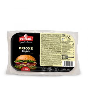 Pan Proceli Burger Brioxe Sin Gluten Pack 2 Unds X 90 Grs.