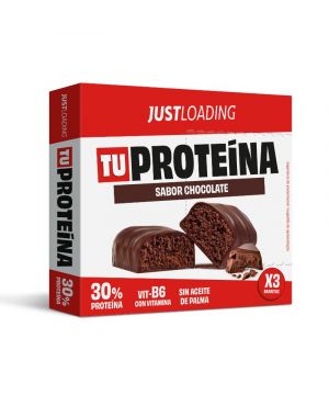 Barr.proteina Sabor Just Loading Chocolate Intenso P-3X30 Gr