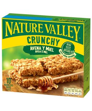 Barritas Nature Valley Crunchy Avena Y Miel P-5 X 42 Grs.