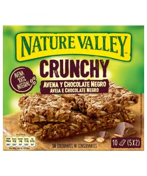 Barritas Nature Valley Crunchy Avena Y Choc.negro P-5x42grs.