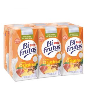 Bifrutas Pascual Tropical 20 Cl. Pack 6 Unds