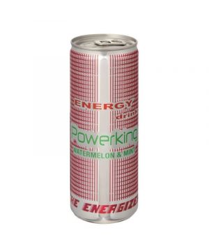 Bebida Energetica Powerking Watermelon Y Menta 250 Ml.