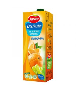 Disfruta Juver Naranja/uva 1,5 Lt.