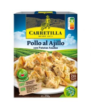 Pollo Al Ajillo Con Patatas Asadas Carretilla 250 Grs