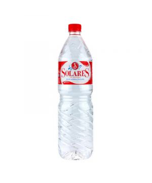 Agua Solares Mineral 1,5 Litros.