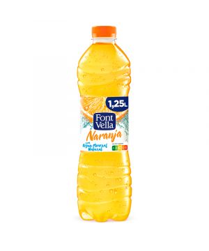 Agua Font Vella Naranja 1,25 Litros