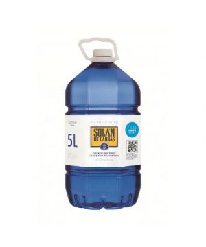 Agua Solan De Cabras Mineral 5 Litros