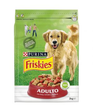 Alimento Friskies Carne-Cereales-Verduras Perro Seco 3 Kilos