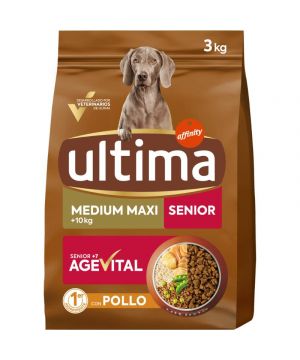 Alimento Ultima Dog Senior Pollo Perro Seco 3 Kilos