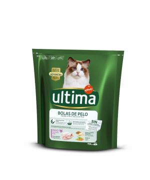 Alimento Ultima Hairball 750 Grs