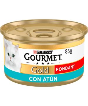 Alimento Gourmet Gold Fondant Con Atun 85 Grs