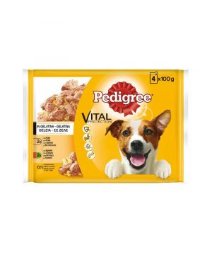 Alimento Pedigree Bolsitas Pollo Cordero P.h. 4x100grs.