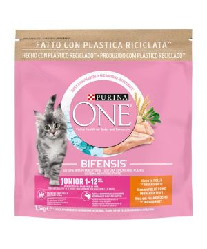 Alimento One Bifensis Junior Cat Pollo Cereales 1,5 Kilos