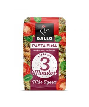 Pasta Gallo Helices Vegetales Fina 400 Grs