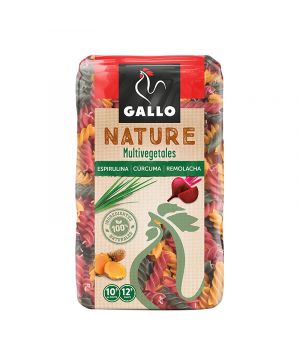 Pasta Gallo Nature Helices Multivegetales 400 Grs