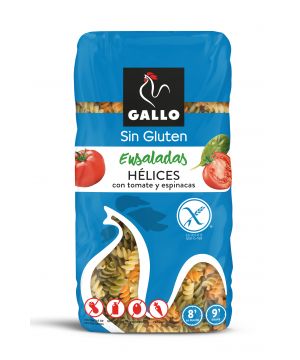 Pasta Gallo Helices Vegetales Sin Gluten 450 Grs.