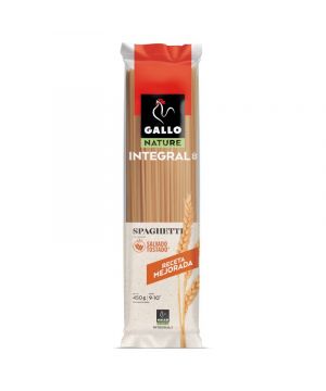 Pasta Gallo Spaghetti Integral 450 Grs.