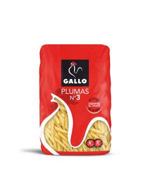 Pasta Gallo Clasica Tenedor Plumas 3 450 Gr.