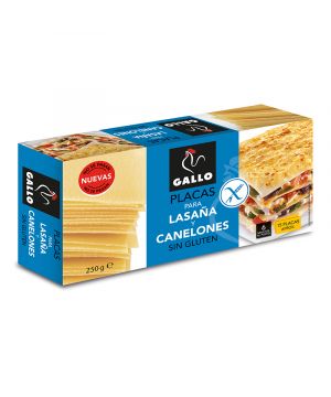 Pasta Gallo Placas LasaÑa Y Canelones Sin Gluten 250 Grs