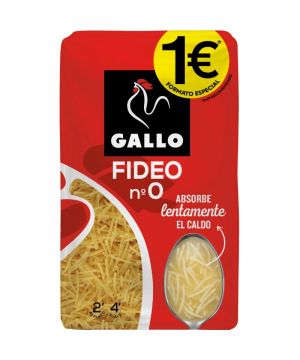 Pasta Gallo Clasica Cuchara Fideo-0, 400 Grs.