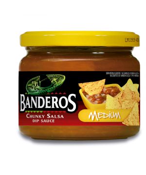 Salsa Banderos Chunky Medium 300 Grs