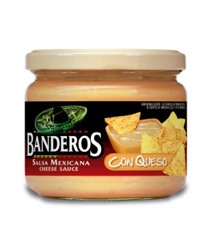 Salsa Banderos Con Queso 300 Grs