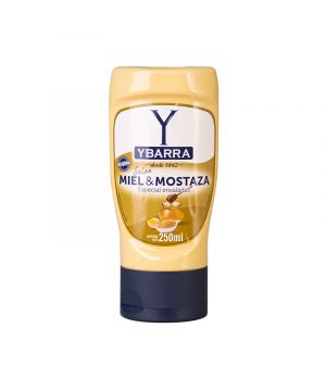 Salsa Ybarra Miel Y Mostaza Bocabajo 250 Ml.