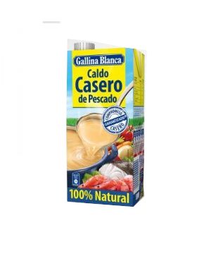 Caldo Gallina Blanca Casero Pescado 100% Natural Brik Litro