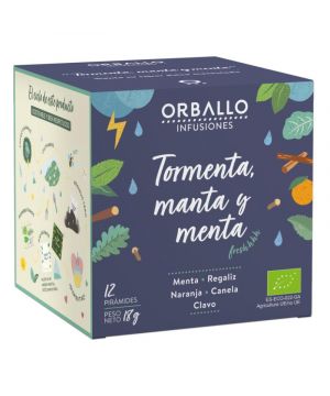 Infusion Orballo Tormenta Manta Y Menta 12 Filtros